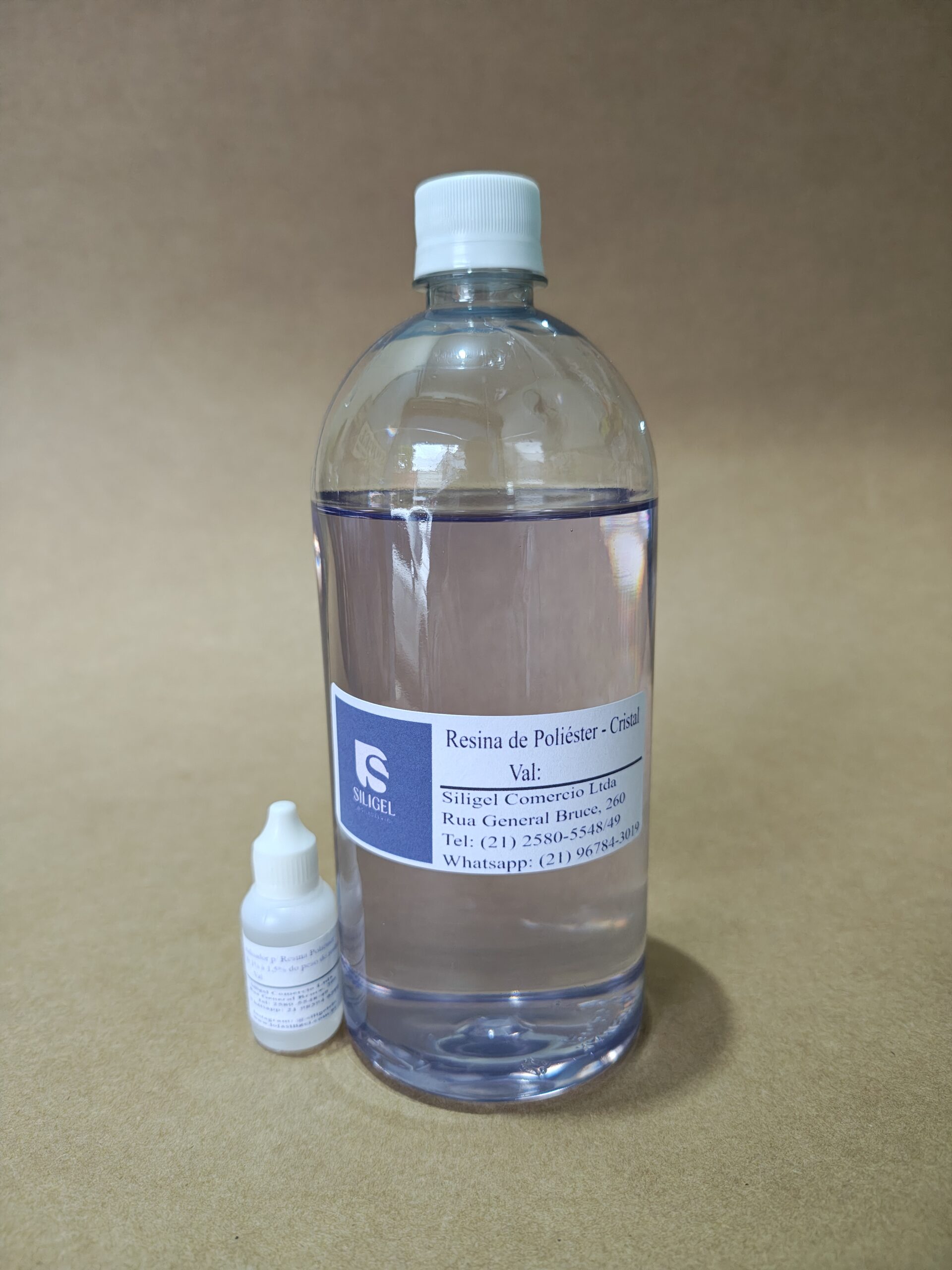 Resina Poliéster Cristal 1kg