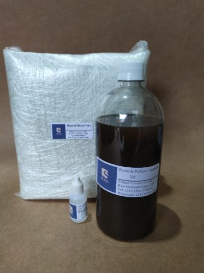 Kit Reparo Fibra de Vidro para 1m²