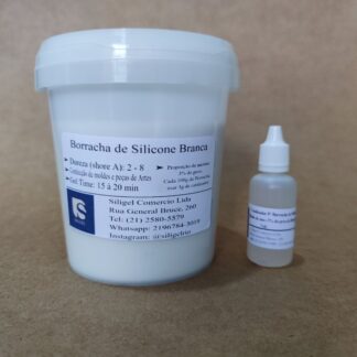 Borracha de Silicone Branca para Moldes
