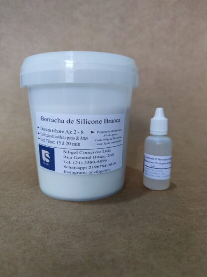 Borracha de Silicone Branca para Moldes