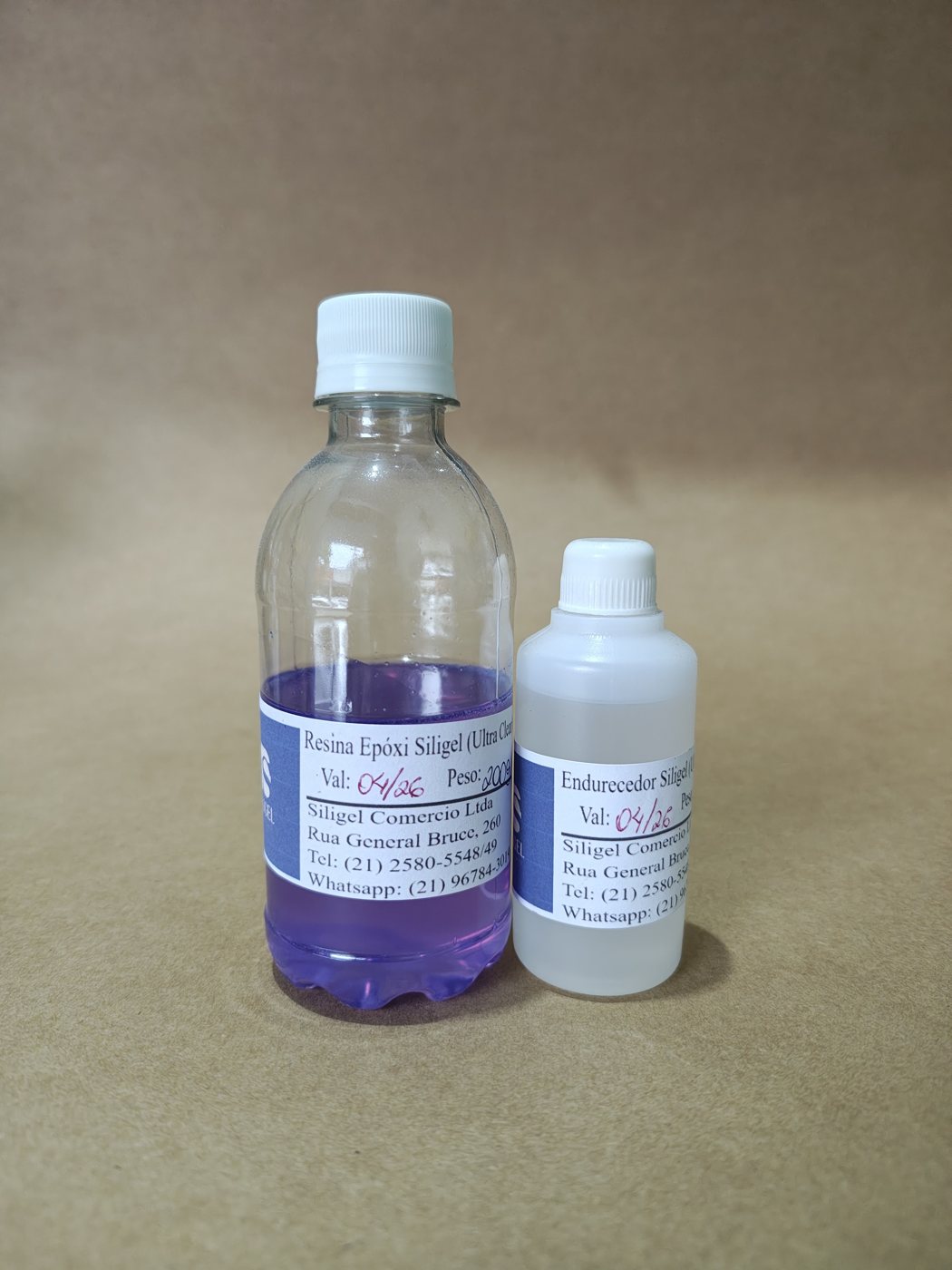 Kit Epóxi para Laminação Ultra Clear 290g: 200g de resina e 90g de endurecedor